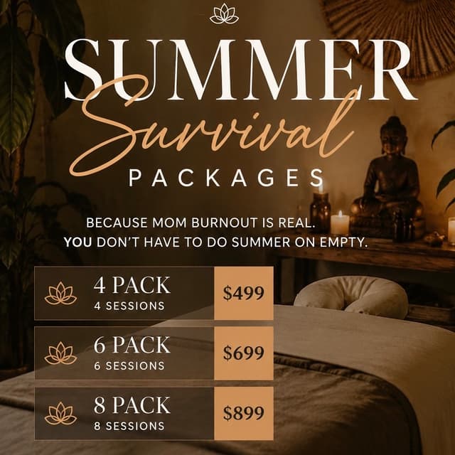 Summer Survival Massage 6 Pack at The Prana Room Healing Center in Greenville, SC